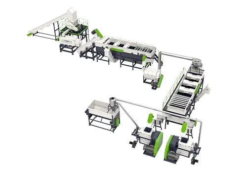 waste film recycling washing line 
