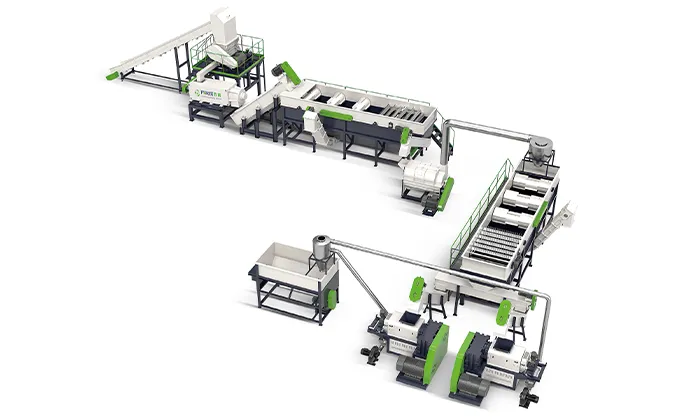 PP PE Film / PP Woven Bag Recycling System